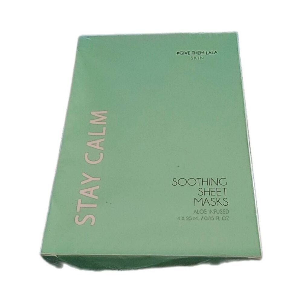 BNIB~GIVE THEM LALA SKIN Aloe Soothing Sheet Face Masks